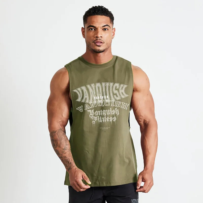 VANQUISH sleeveless shirt