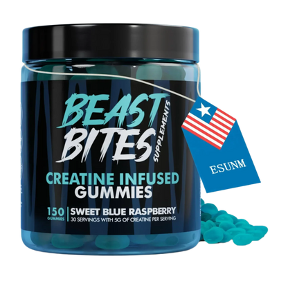 BEAST BITES: Blueberry Creatine Gummies