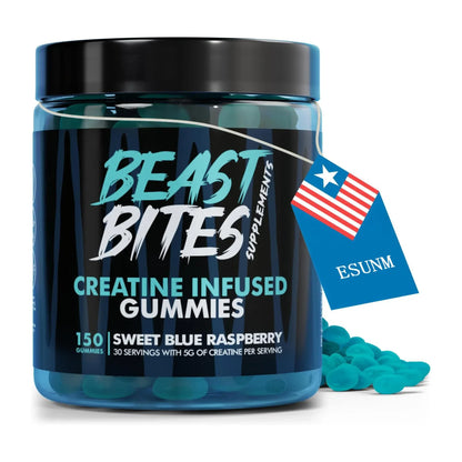 BEAST BITES: Blueberry Creatine Gummies